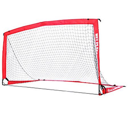 Net Playz Soccer Goals Portable Football Goals, Pop-Up Net