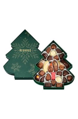 NEUHAUS 27-Piece Holiday Tree Chocolates in Green
