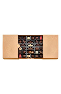 NEUHAUS 62-Piece Festive Chocolate Sharing Box in Red/Gold