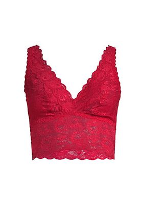 Never Say Never Cropped Lace Bralette