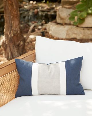 Nevis Indoor/Outdoor Lumbar Pillow, 12" x 20"