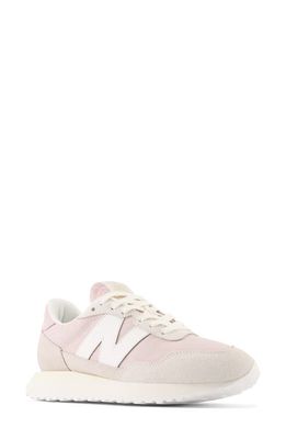 New Balance 237 Sneaker in Sea Salt/Stone Pink