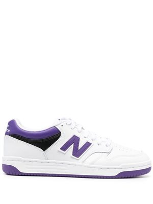 New Balance 480 panelled lace-up sneakers - White