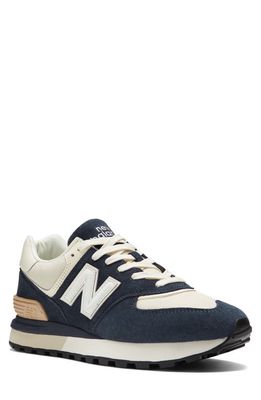 New Balance 574 Rugged Sneaker in Natural Indigo/Angora