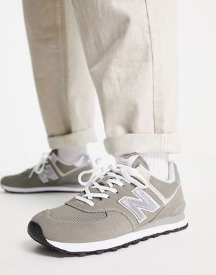 New Balance 574 sneakers in beige and gray-Neutral