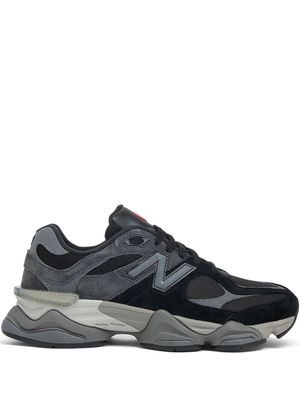 New Balance 9060 logo-patch suede sneakers - Black