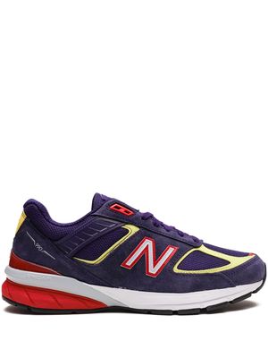 New Balance 990 panelled suede sneakers - Blue