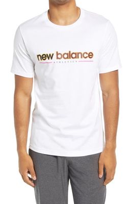 New Balance Athletics Higher Learning Graphic Tee in White