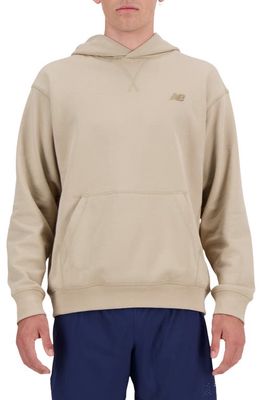 New Balance Athletics Oversize Pullover Hoodie in Stoneware