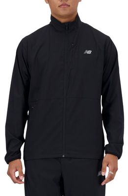 New Balance Athletics Stretch Woven Jacket in Black