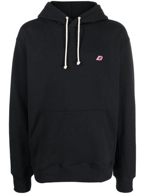 New Balance cotton drawstring hoodie - Black