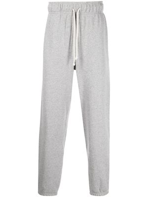 NEW BALANCE drawstring cotton track pants - Grey