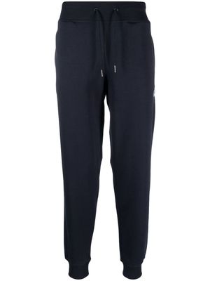 New Balance drawstring-waistband cotton-blend track pants - Blue