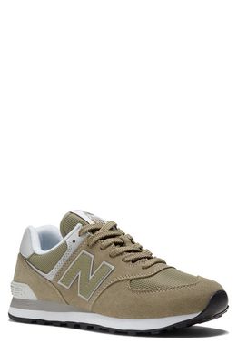 New Balance Gender Inclusive 574 Sneaker in Agave Green/Grey