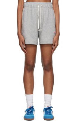 New Balance Gray Made In USA Core Shorts