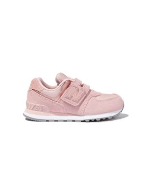 New Balance Kids 393 V1 touch-strap suede sneakers - Pink
