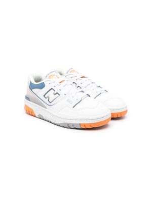 New Balance Kids 550 panelled leather sneakers - White
