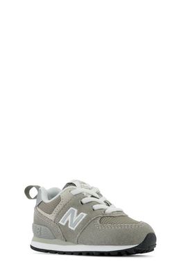 New Balance Kids' 574 Sneaker in Grey/White