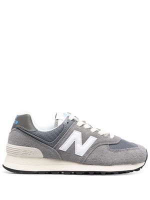 New Balance logo patch sneakers - Grey