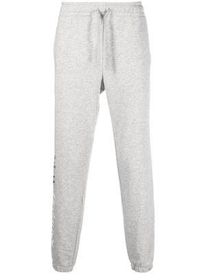 New Balance logo-print cotton track pants - Grey