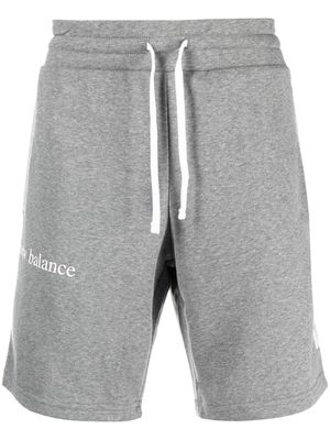New Balance logo-print track pants - Grey