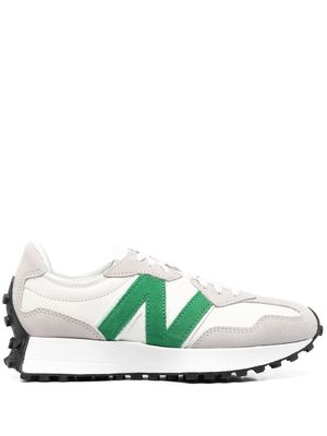 New Balance low-top lace-up trainers - White