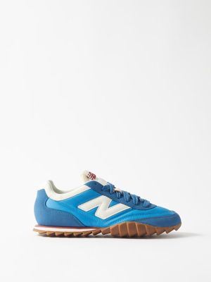 New Balance - Rc30 Suede And Nylon Trainers - Womens - Blue Multi