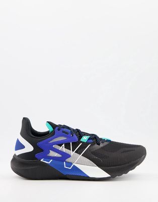New Balance Running FuelCell Propel RMX sneakers in black and blue