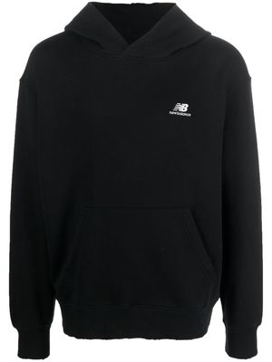 New Balance slogan-print hoodie - Black