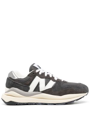 New Balance suede logo-patch sneakers - Grey