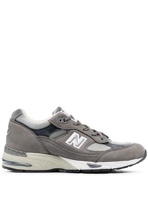 New Balance suede panels lace-up sneakers - Grey
