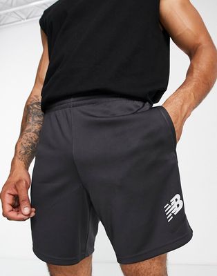 New Balance Tenacity Grit soccer shorts in black