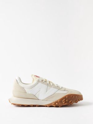 New Balance - Xc-72 Suede And Mesh Trainers - Mens - Beige White
