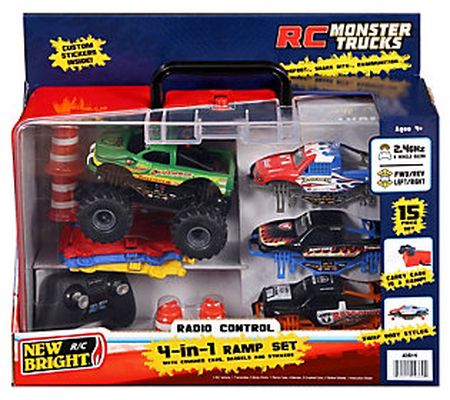New Bright R/C Monster Truck Set