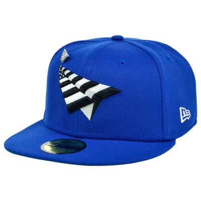 New Era x Paper Planes Men's New Era Royal Paper Planes 59FIFTY Logo Fitted Hat