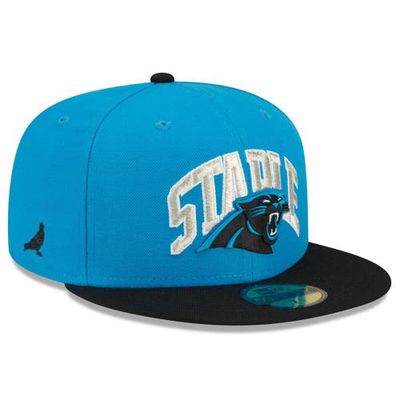 New Era x Staple Men's New Era Blue/Black Carolina Panthers NFL x Staple Collection 59FIFTY Fitted Hat