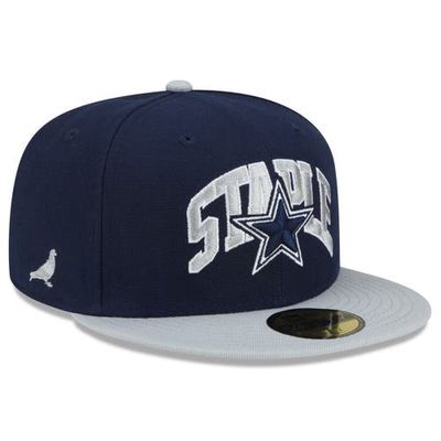New Era x Staple Men's New Era Navy/Gray Dallas Cowboys NFL x Staple Collection 59FIFTY Fitted Hat