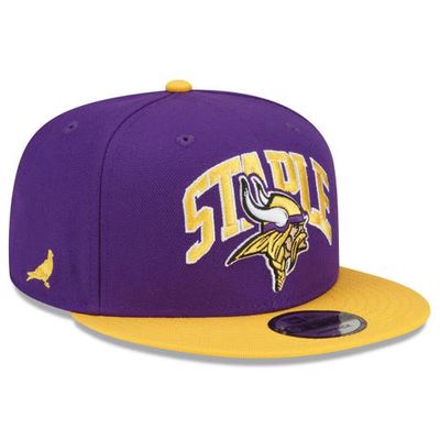 New Era x Staple Men's New Era Purple/Gold Minnesota Vikings NFL x Staple Collection 9FIFTY Snapback Adjustable Hat