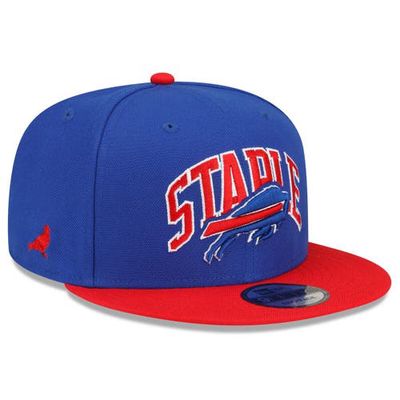 New Era x Staple Men's New Era Royal/Red Buffalo Bills NFL x Staple Collection 9FIFTY Snapback Adjustable Hat
