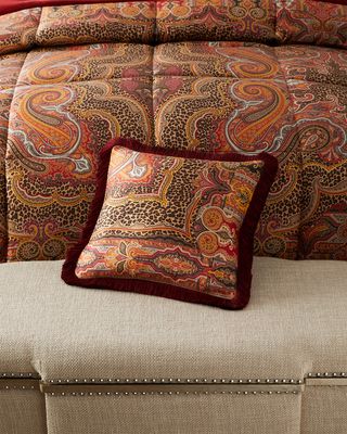 New Forest Pillow With Fringe, 18"Sq.