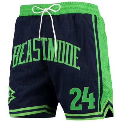 New Jersey Sets Men's Green/Blue Beast Mode 24 Basketball Shorts