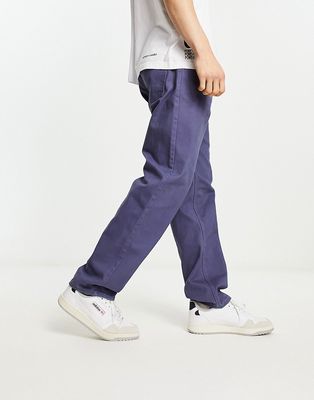 New Look 5 pocket straight pants in blue