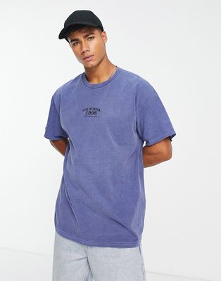 New Look cali 98 t-shirt in blue