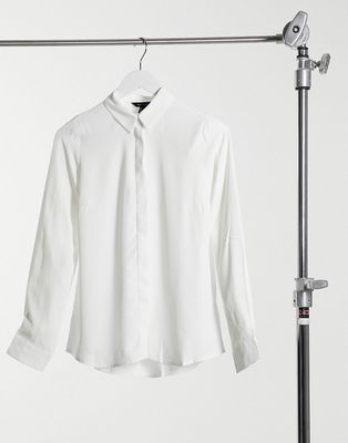 New Look classic button-down shirt in white