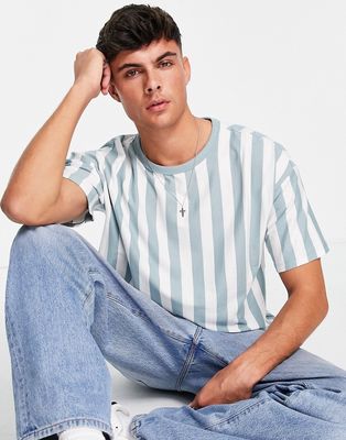 New Look classic stripe t-shirt in blue