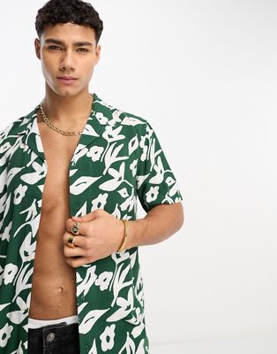 New Look floral shirt in green - part of a set - co-ord 6
