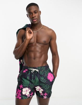 New Look hibiscus swim shorts in pink - part of a set
