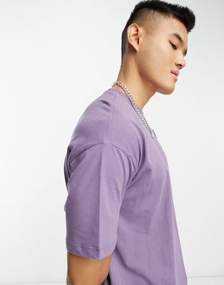 New Look oversized t-shirt in purple