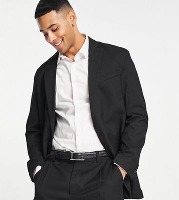 New Look relaxed fit suit jacket in black