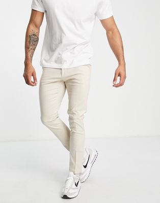 New Look skinny chino in stone-Neutral